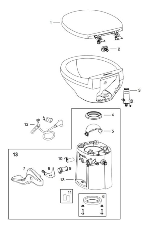 Enhancing Your RV Bathroom Experience: Understanding the Aqua Magic Thetford RV Toilet Parts Diagram